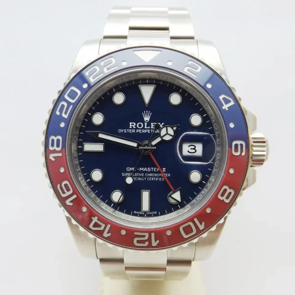 22940970 s5rupl3jxodviop19pp2oudp ExtraLarge 600x600 - Rolex GMT-Master II Pepsi ref. 116719BLRO Double Dial 2014 Like new B&P