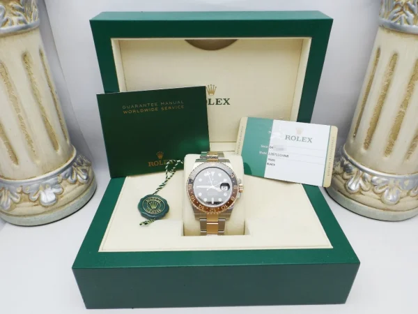 4 600x450 - Rolex GMT-Master II ref. 126711CHNR del 2018 unpolished B&P like new
