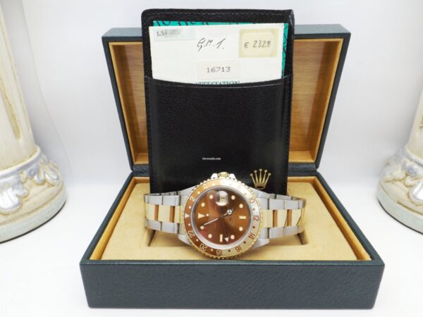 24923057 cp1whniy96rdtrgroa911t0z ExtraLarge 600x450 - Rolex GMT-Master II 16713 Tiger Eye L series full set top condition 1990