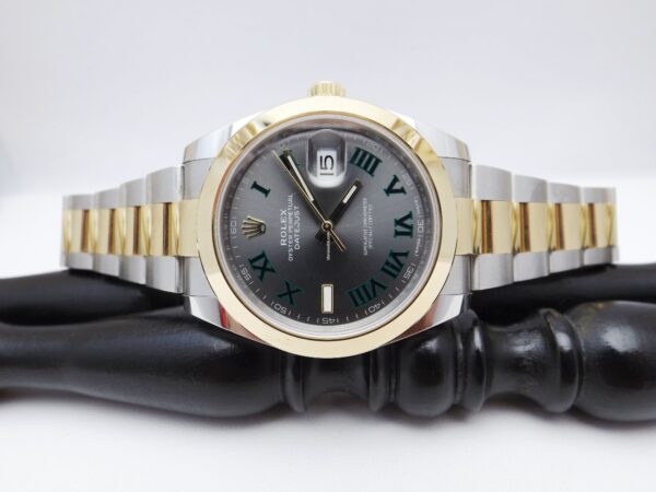 23037077 h14yls902x45a8utw0acpmow ExtraLarge 600x450 - Rolex Datejust 41 ref. 126303 Wimbledon 2018 top condition full set