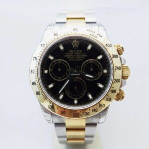 Rolex Daytona ref. 116523 new stickers black dial box & paper M serial