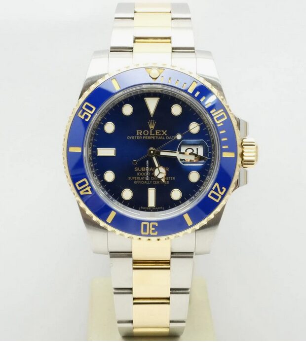 Rolex Submariner Date ref. 116613LB del 2018 top condition Box & paper