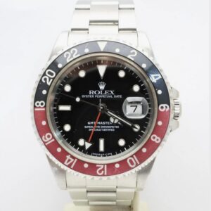 Rolex GMT-Master II ref. 16710 coke bezel X serial 1993 tritium original paper