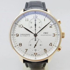 IWC Portuguese Chronograph IW371480 Rose gold full set like new
