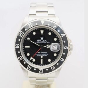 Rolex GMT-Master ref. 16700 black bezel serviced and polished A serial