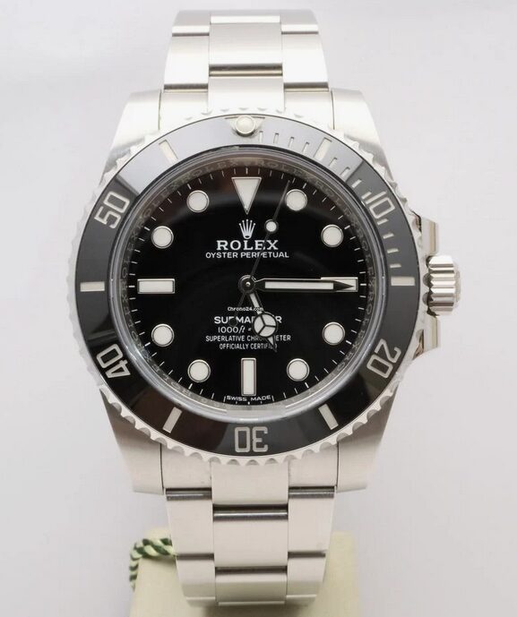 Rolex Submariner (No Date) 114060 like new unpolished full set 2019 Italiano