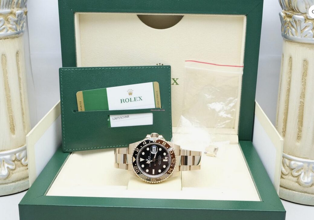 Rolex GMT-Master II 126715CHNR like new 2019 partial stickers Rootbeer - immagine 4
