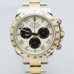 Rolex Daytona ref. 116523 Racing panda dial unpolished Box & paper 2012