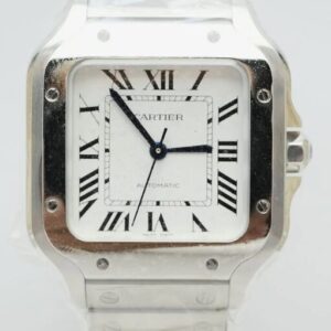 Cartier Santos Misura media WSSA0029 NEW full stickers 2026 full set