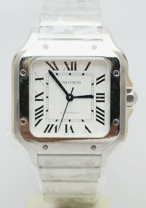 Cartier Santos Misura media WSSA0029 NEW full stickers 2026 full set